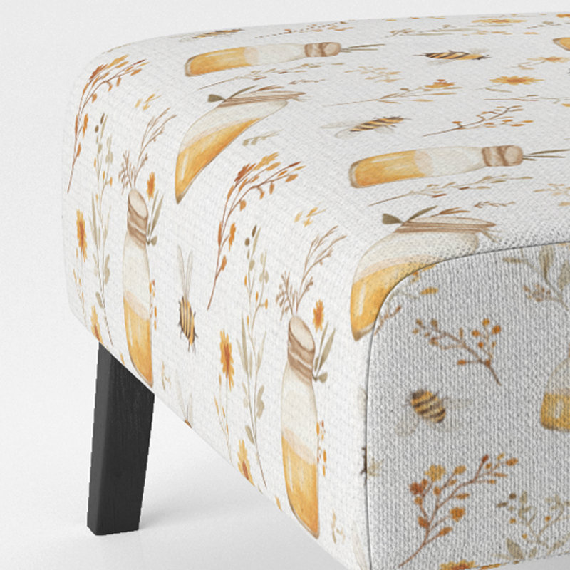 Fauteuil de chambre Country Farmhouse, Pantoufle sans accoudoirs