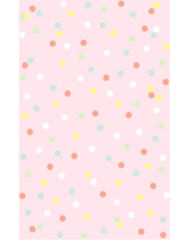 Tapis en laine touffeté à la main Confetti Dot Martha Stewart, Rose, Rectangle 5 pi x 8 pi