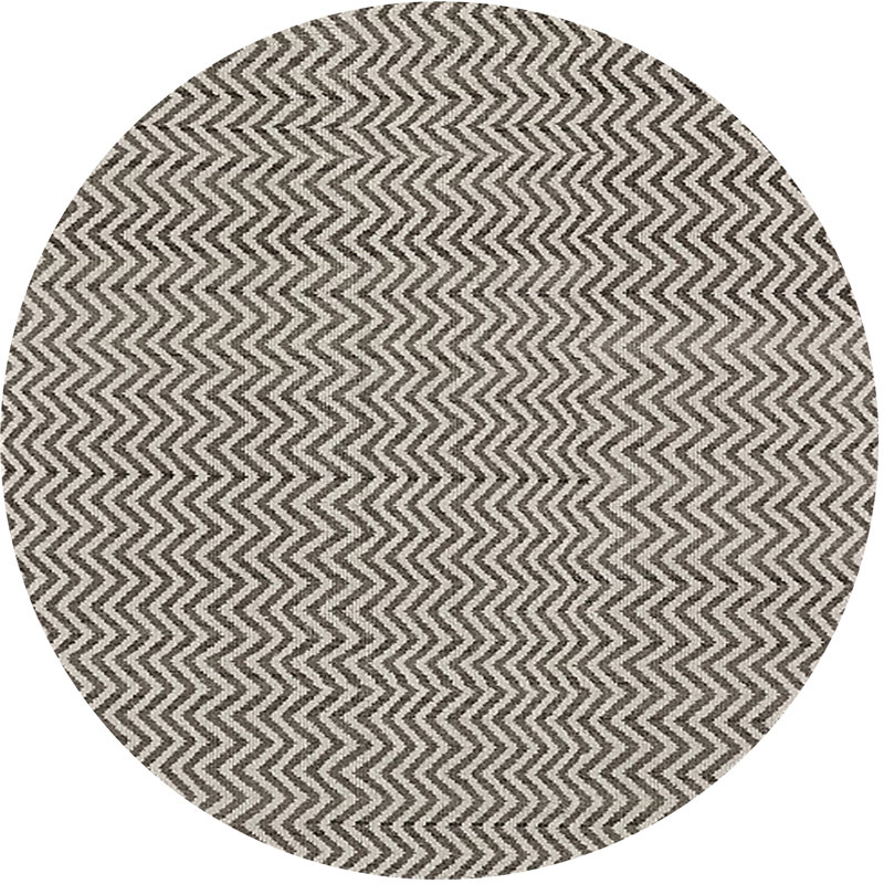 Tapis noir Alapna, Rond 5 pi