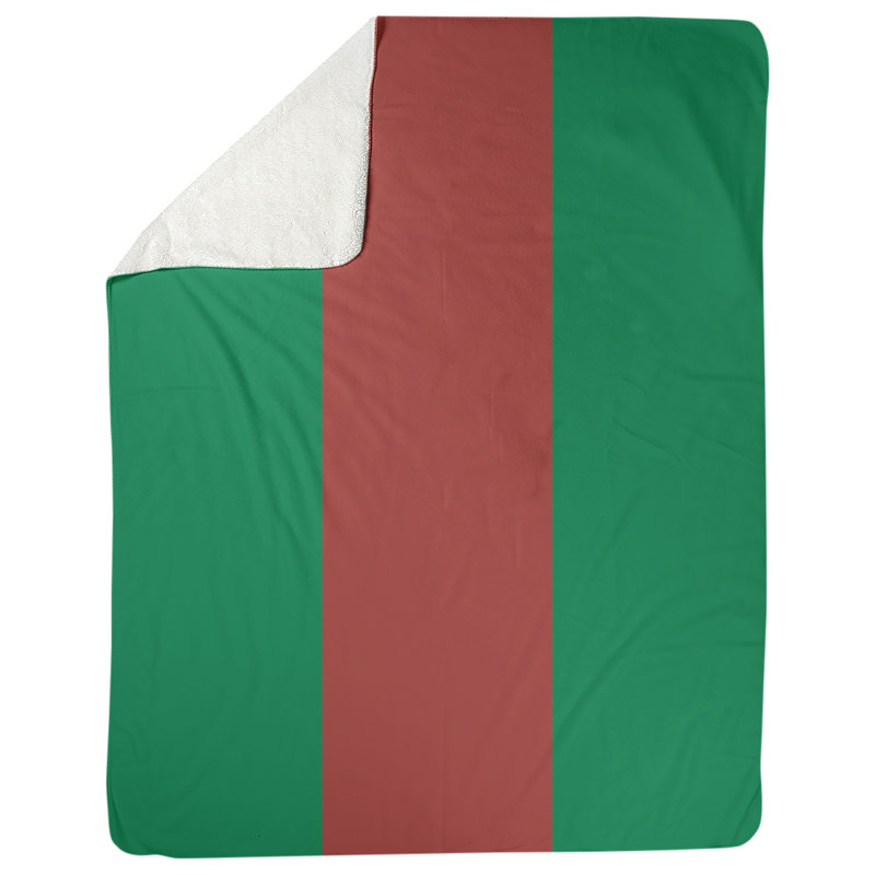 Couverture en molleton Boston Basketball, l 50 po x L 60 po, Vert / Doré