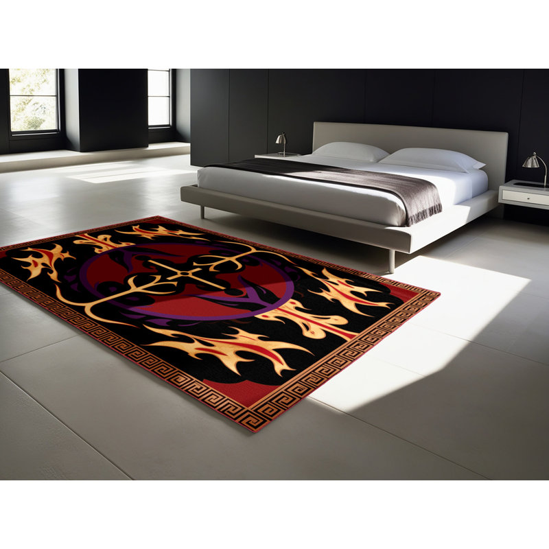 Luminous Fleur Rug, Round 6'
