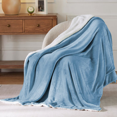 Bedsure Sherpa Fleece Blankets For Bed - Thick And Warm Blanket For Winter, Soft Fuzzy Plush Blanket For All Seasons GentleSoft™️