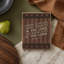 Plaque de table « Heureux l'homme » 3x4