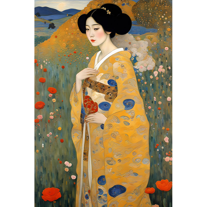 Serenade In Silk, 48" H x 32" W