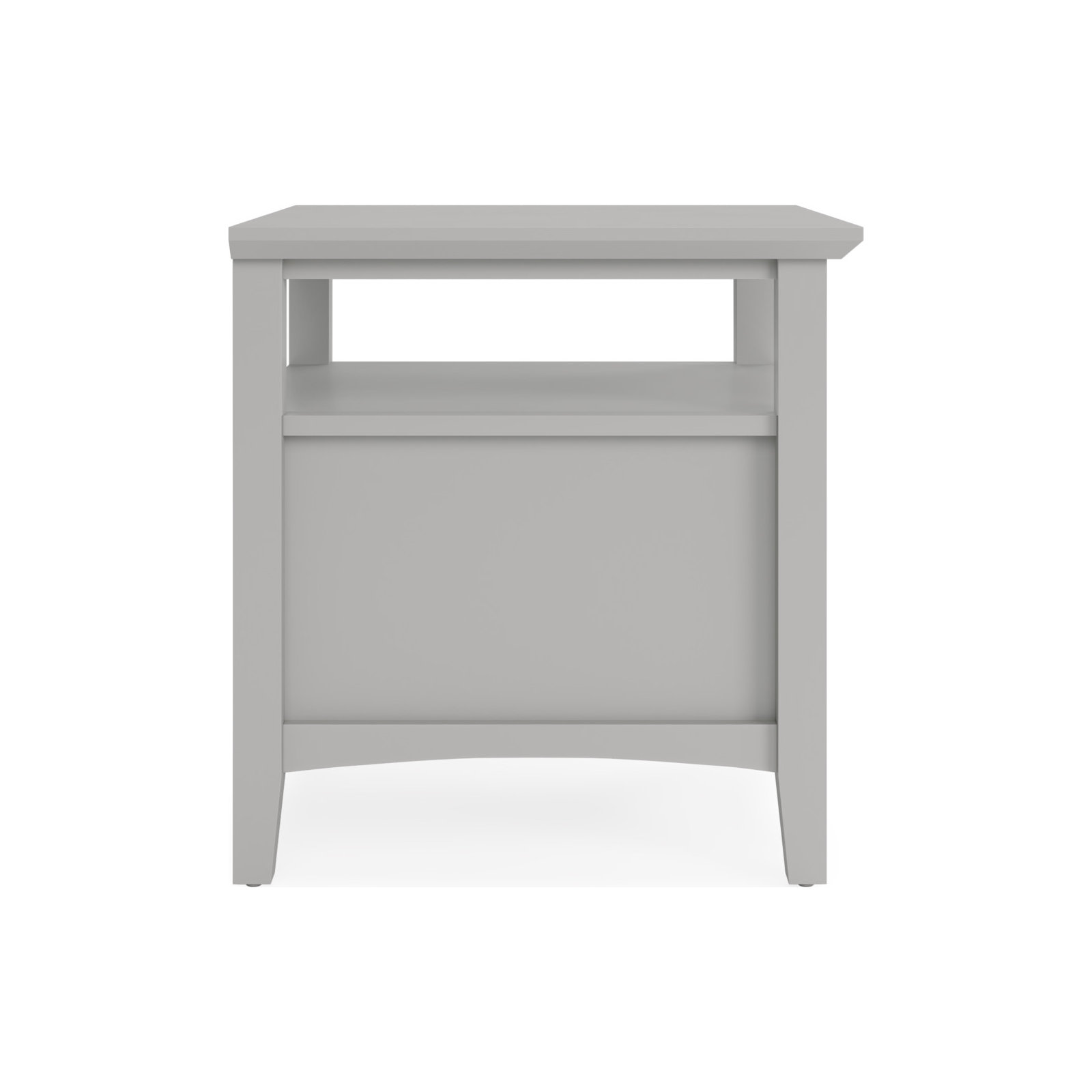Renee Square End Table, Gray