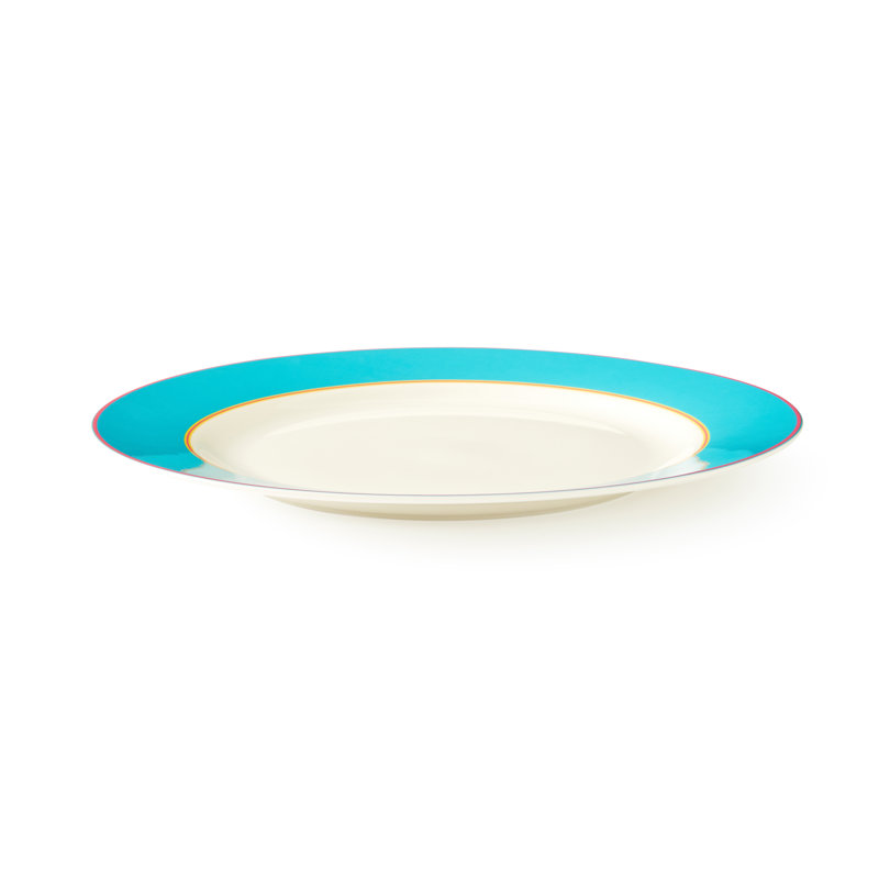 Kit Kemp, Calypso - Bone China Dinner Plate, Teal
