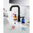  Widespread Bathroom Faucet 3 Hole, 2-handle Bathroom Sink Faucet with Drain Assembly-103979124