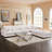 Modular Convertible Sectional Sofa Couch With Ottoman-7432710