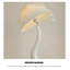 Lampe sur pied artistique simple en tissu et résine-1792952072