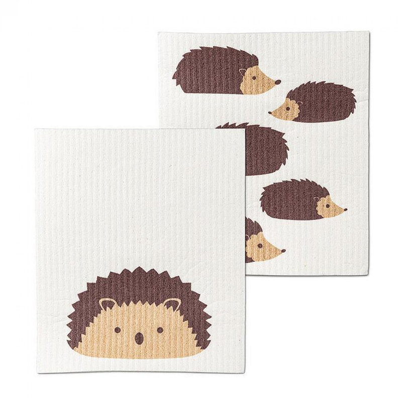 Set Of 2 Hedgehog Dishcloth