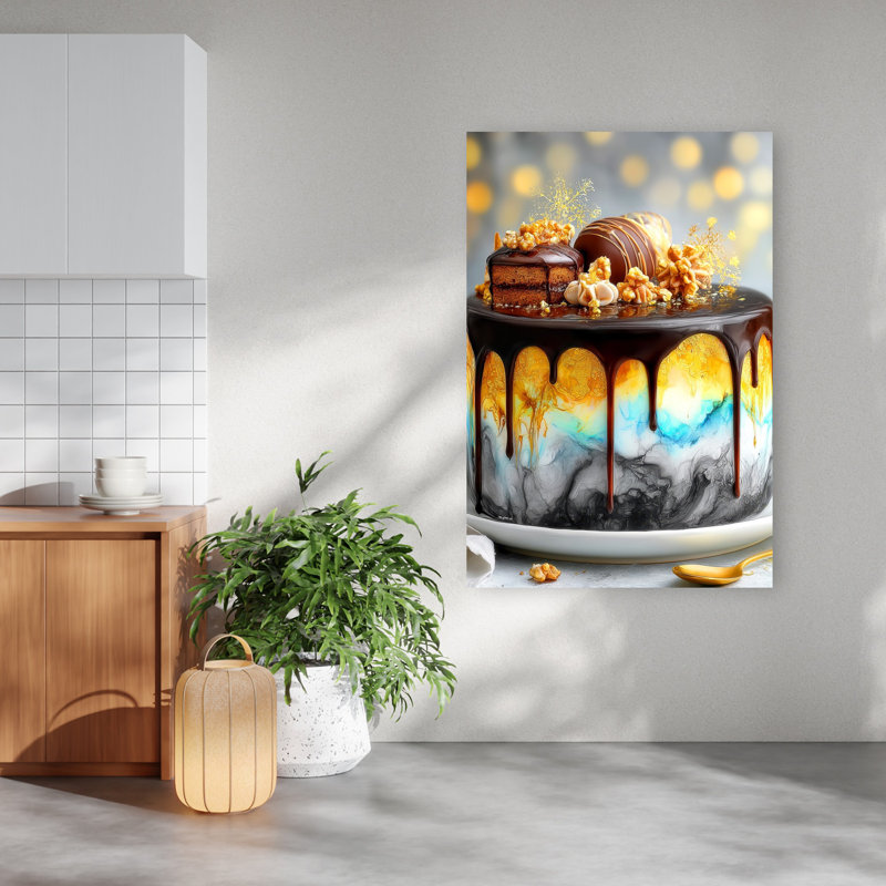 Art mural moderne et élégant Decadent, 60" H x 40" W