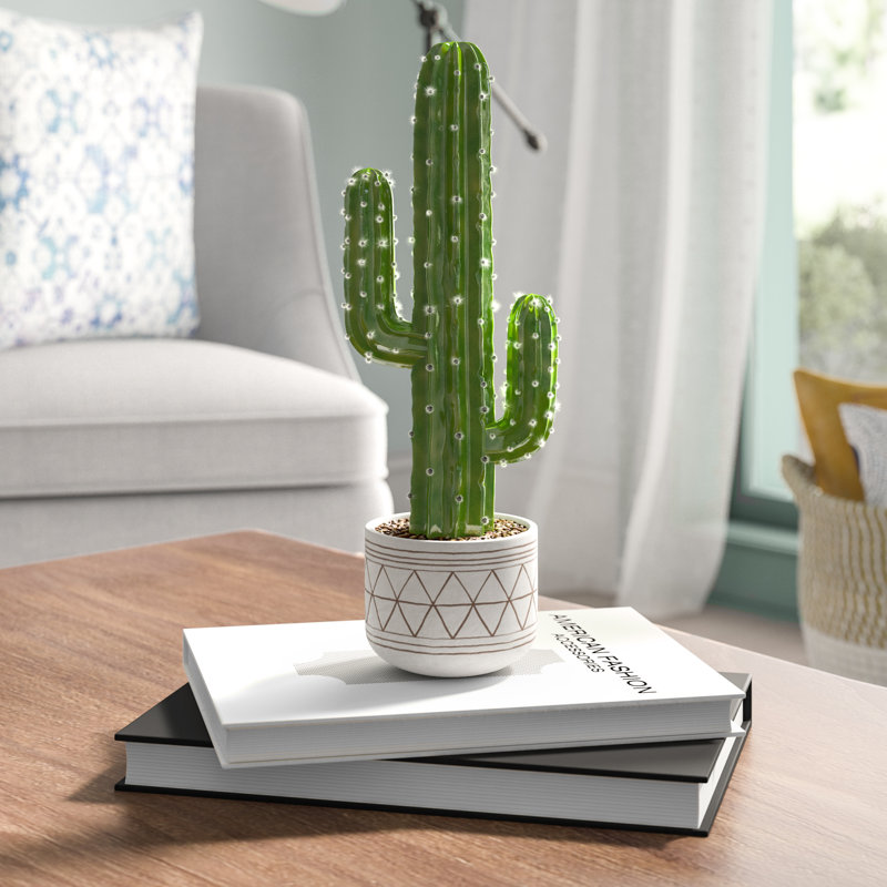 Plante grasse artificielle en pot 11,5 po
