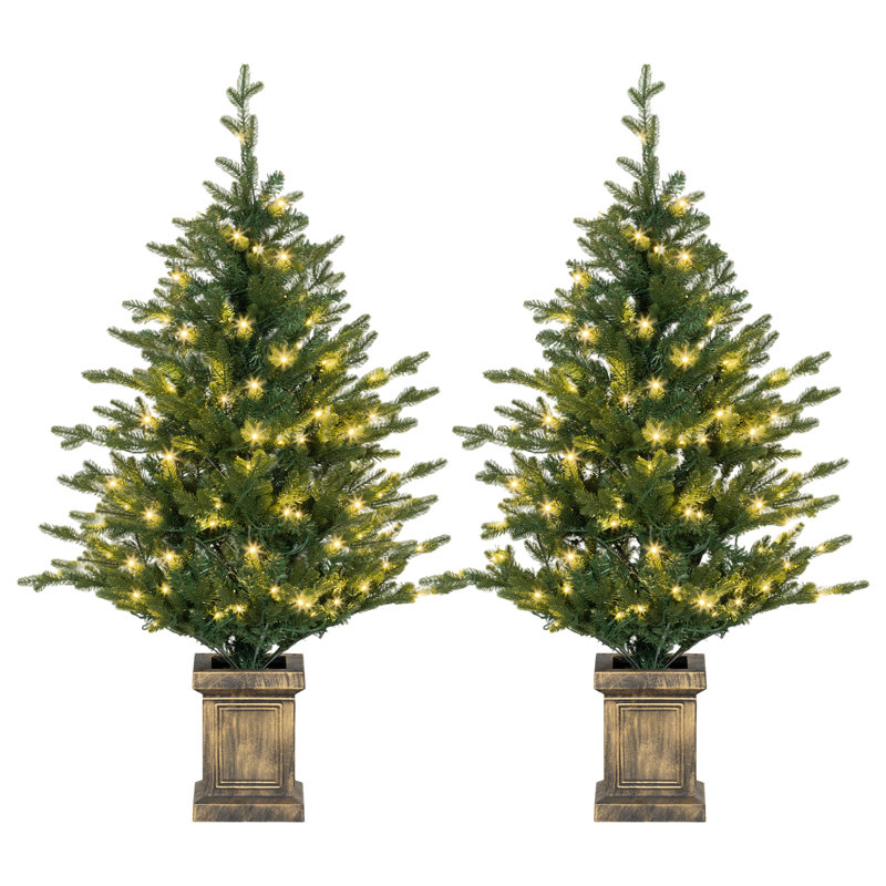 4' H Lighted Artificial Christmas Tree