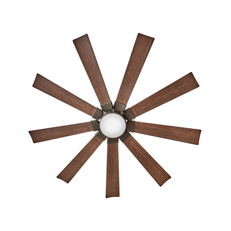Ventilateur DEL 60 "Turbine, Bronze mat métallique