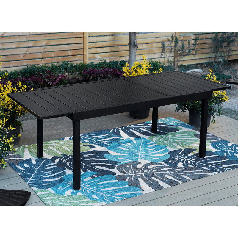 Ensemble repas pour 6 personnes avec table rectangulaire extensible