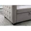 Canapé modulaire 77 po avec rangement et canapé-lit réversible gris de 77 po