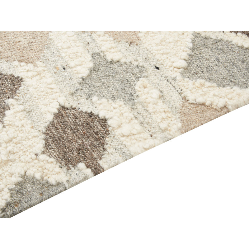 Novello Geometric Hand Woven Area Rug, Rectangle 80 x 150cm