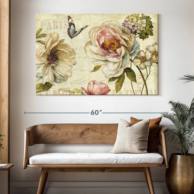 Harnek Marche De Fleurs IV, H 34 po x l 51 po