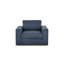 Fauteuil modulaire en polyester à accoudoirs larges de 49 po Flex-100682589-124389742