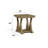 Lattice End Table