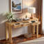Console avec coins arrondis, 3 tiroirs et pieds épais-1181364056