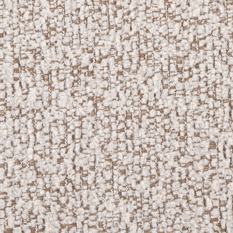 Ensemble de repose-pieds en tissu brun clair, Light Brown, Fabric