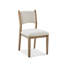Chaise de salle à manger rembourrée Yitzchok, paire
