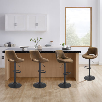 Licon Height Adjustable Swivel Bar Stool