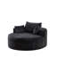 Fauteuil-lit en chenille, 55 po, sans assemblage, salon, chambre à coucher, salon, coussin de projection