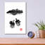 «Swan Island 02» par Pechane, art en verre acrylique Wal-1096463763