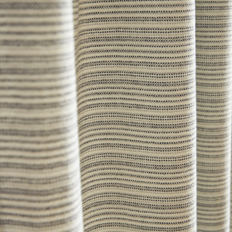 DKNY Pure Stream Textured White/Blue Curtain Panel Pair (Set of 2), 50" W x 96" L