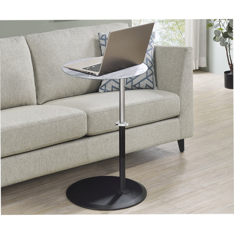 Table de bout à hauteur réglable, Gris