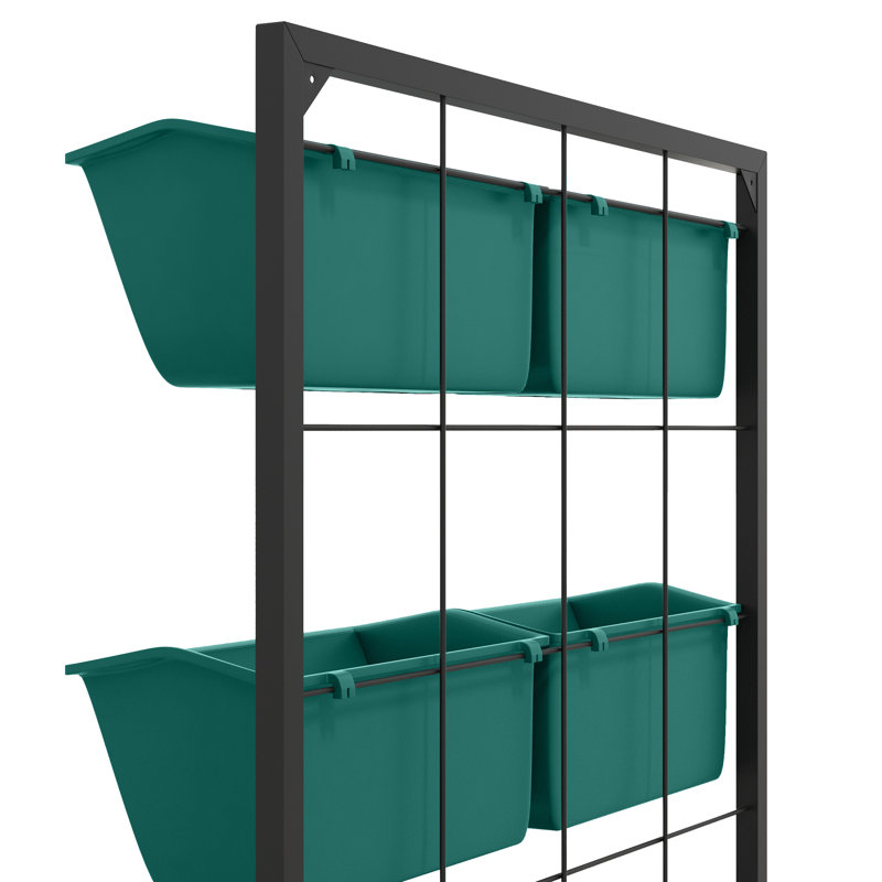 Pados Metal Wall Planter, Green