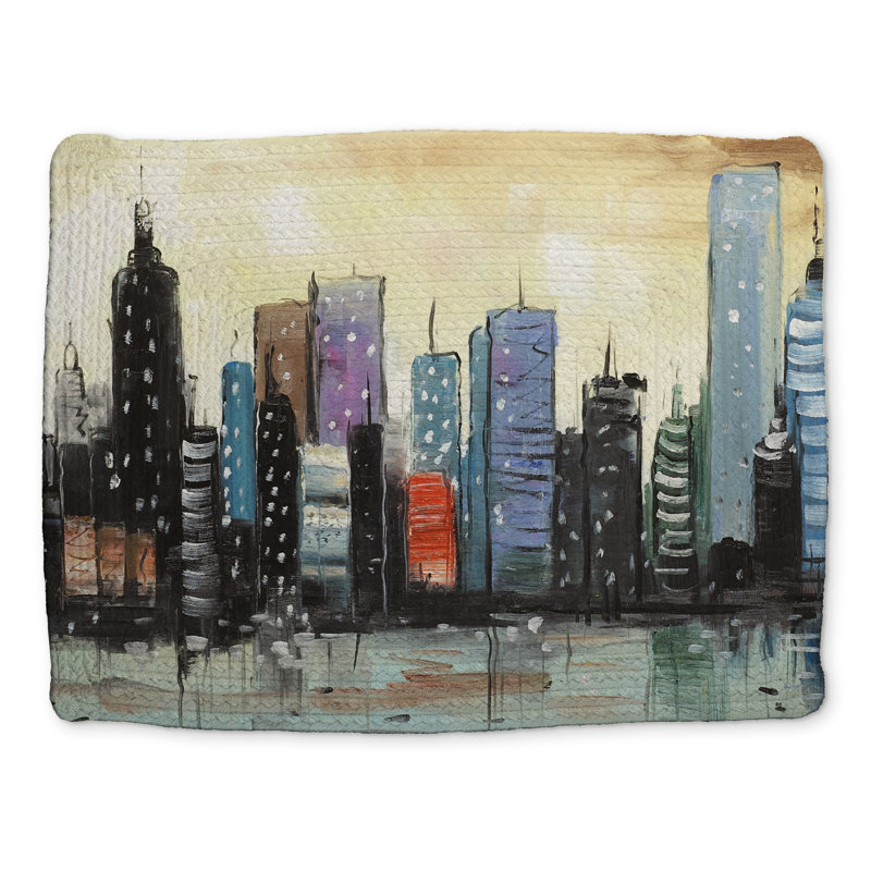 Napperon Skyline Cityscape Décoration intérieure
