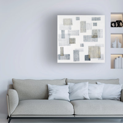 «Embellished Shadow Squares II» sur toile