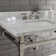Monarch Marble Rectangular Console Bathroom Sink with Overflow