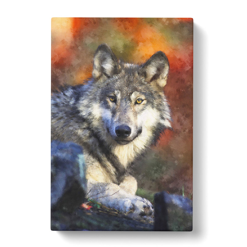 Wolf Vol.2 - Wrapped Canvas Print, 76cm H x 50cm W x 3cm D