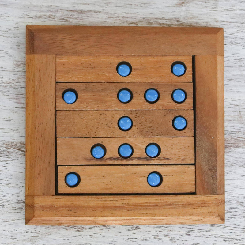 Puzzle en bois à points bleus Islington
