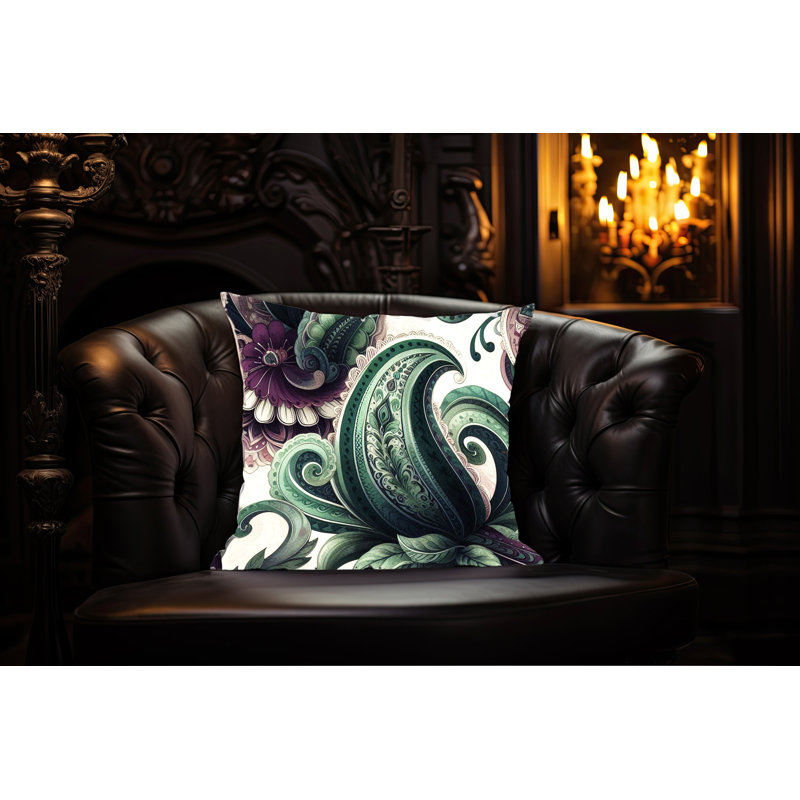 Abstract Reversible Throw Pillow