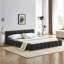 Upholstered Bed Frame With Thick Fabric, Chenille Fabric Grounded Queen Size Platform Bed With Headboard And Solid Frame-1029514775