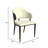 LeisureMod 5-Piece Dining Set, Modern 36-Inch Round Kitchen Table and 4 Upholstered Dining Chairs, PU Leather Mid Century Dinette Set with Metal Pedestal Base for Small Spaces, Apartment, and Café-693532461