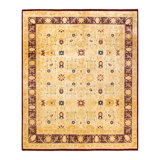 One-of-a-Kind 8' 3" X 9' 10" 2000s Wool Area Rug in Ivory