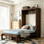 Lit escamotable simple, peut être plié dans une armoire-2061943376-2061943378