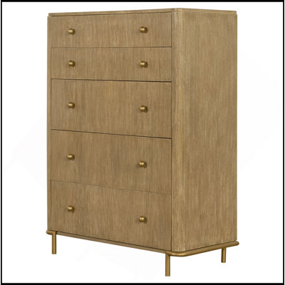 Commode rectangulaire à 5 tiroirs Stevie