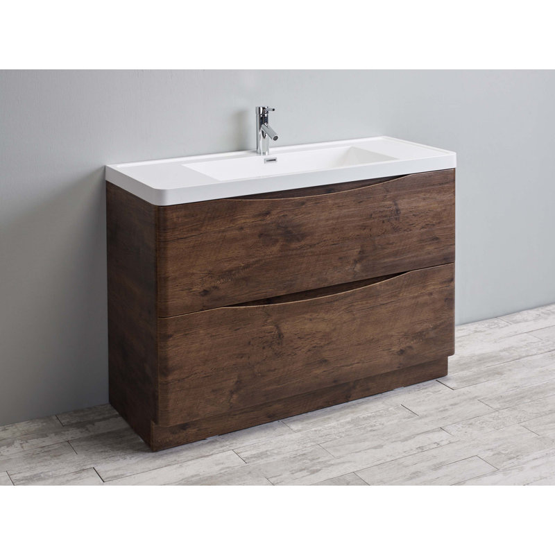 Firkins 48" Single Bathroom Vanity Set, Rosewood