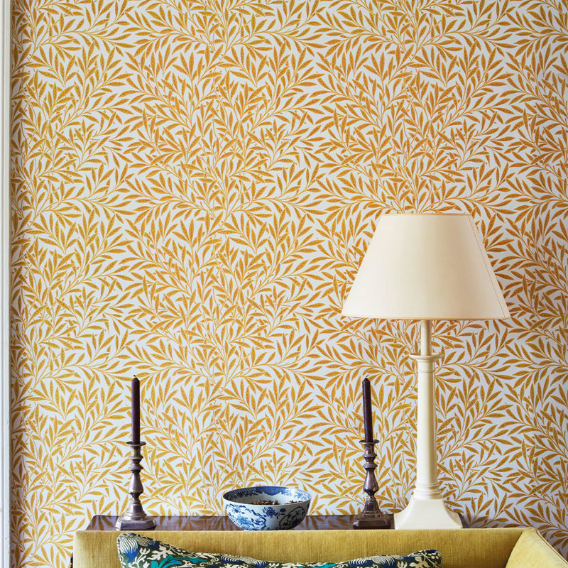 Willow Wallpaper, Yellow