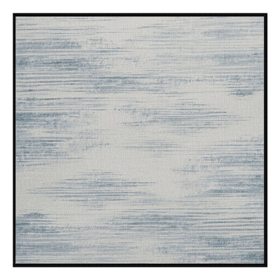Tapis abstrait gris lavable à la machine