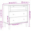 Kirkman 3 Drawer 80Cm W Chest of Drawers Rattan Look-529724776