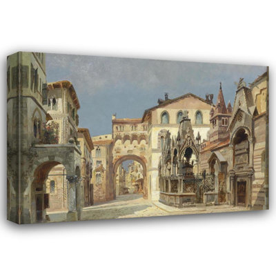 Scagliergräber in Verona"" by  Anton Brioschi - Gallery Wrap Canvas Wall Art -  Red Barrel Studio®, 3C7725BF8C0640B28CD82A7FE90D0032