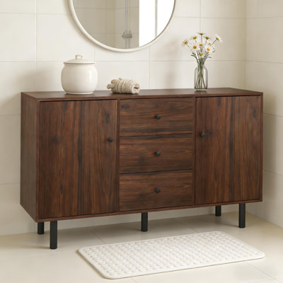Magnifique armoire d'appoint avec tablettes réglables et conception anti-basculement